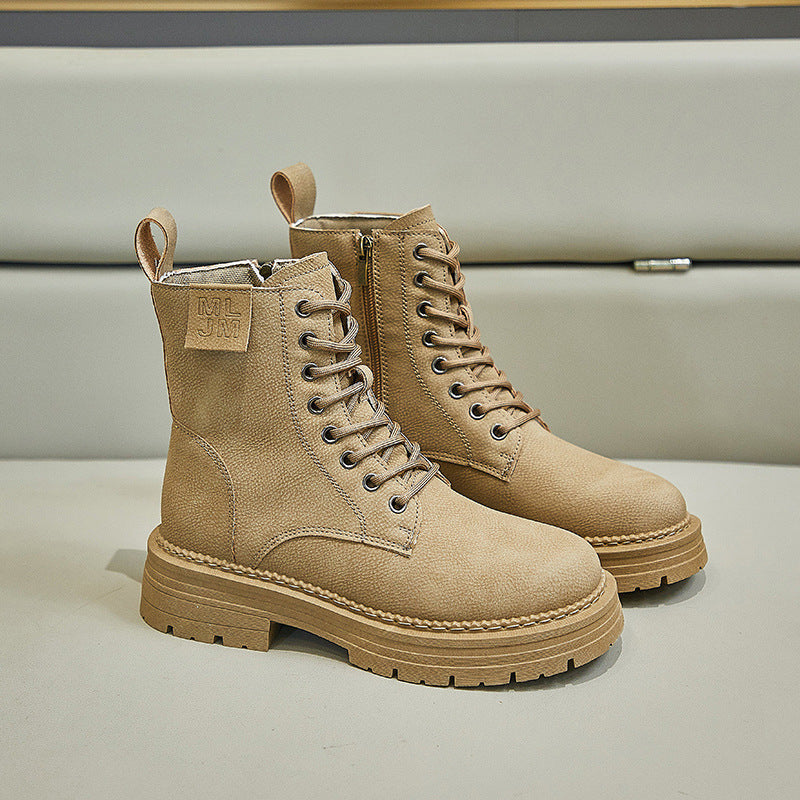 Botas de moto con cordones para estudiantes