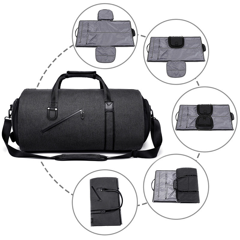 Sac de voyage de costume pliable de grande capacité pour hommes Portable