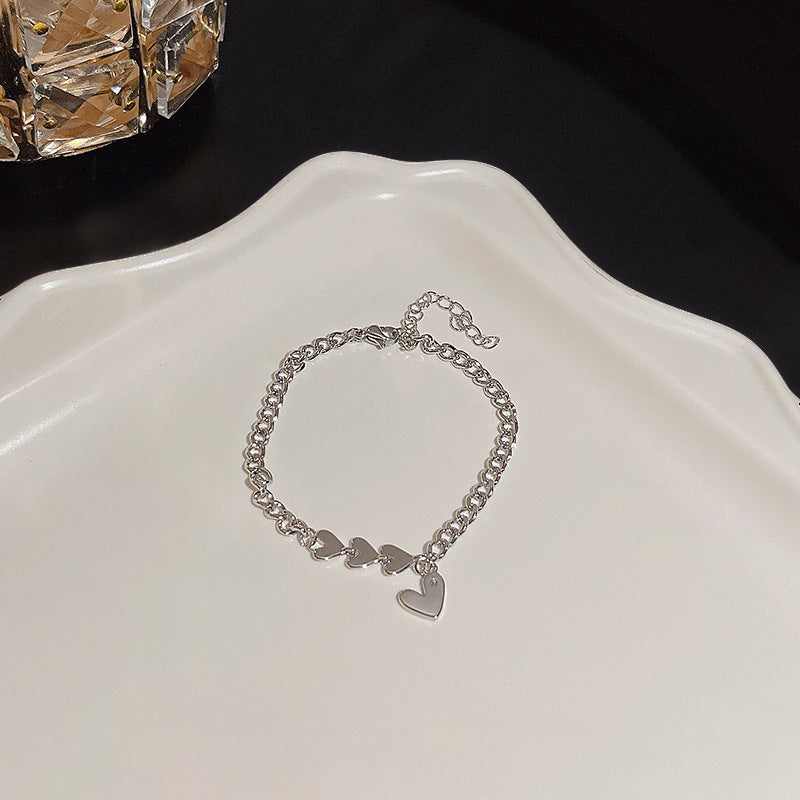 Pulsera versátil de perlas y flores de circón