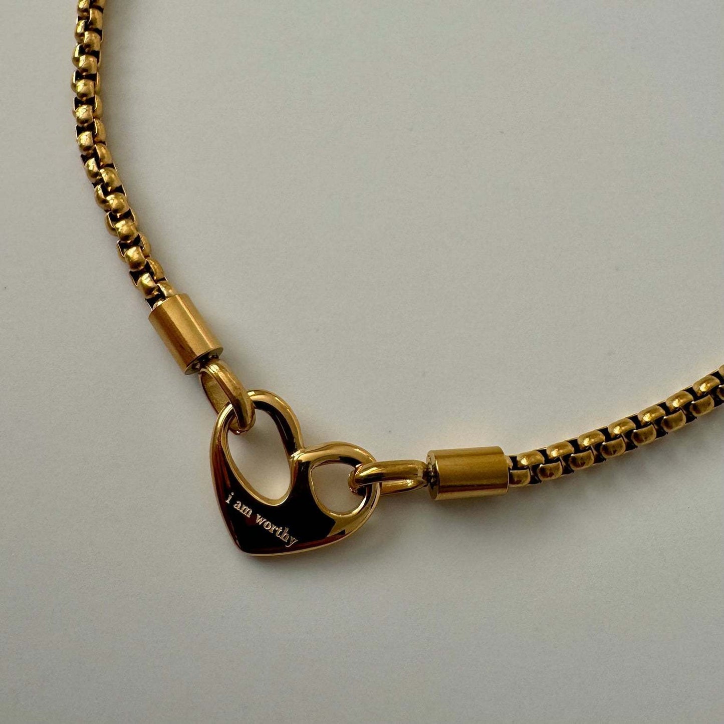 Colgante de collar de corazón de acero inoxidable
