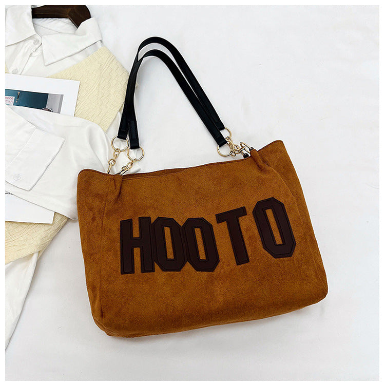 Simple Letter Printing Women's Bag Simple