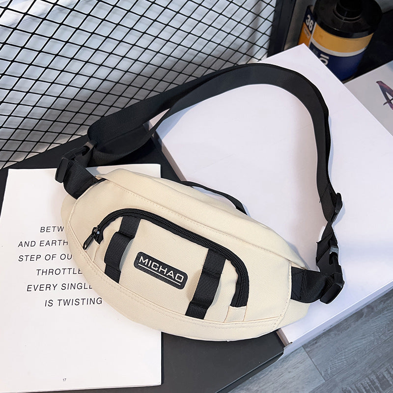 Sac de poitrine pour vêtements de travail, tendance de rue, sac à bandoulière personnalisé Hip Hop