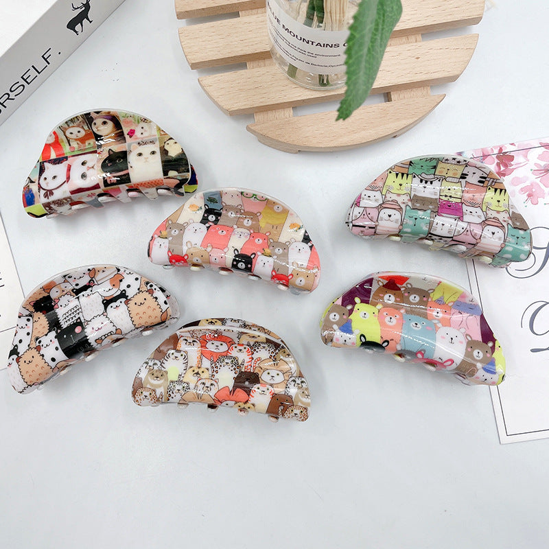 Los fabricantes suministran accesorios lindos del pelo de las pinzas de pelo del apretón los 82cm 2p de la historieta