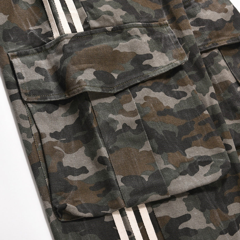 American Street Camouflage Cargo Pants Male