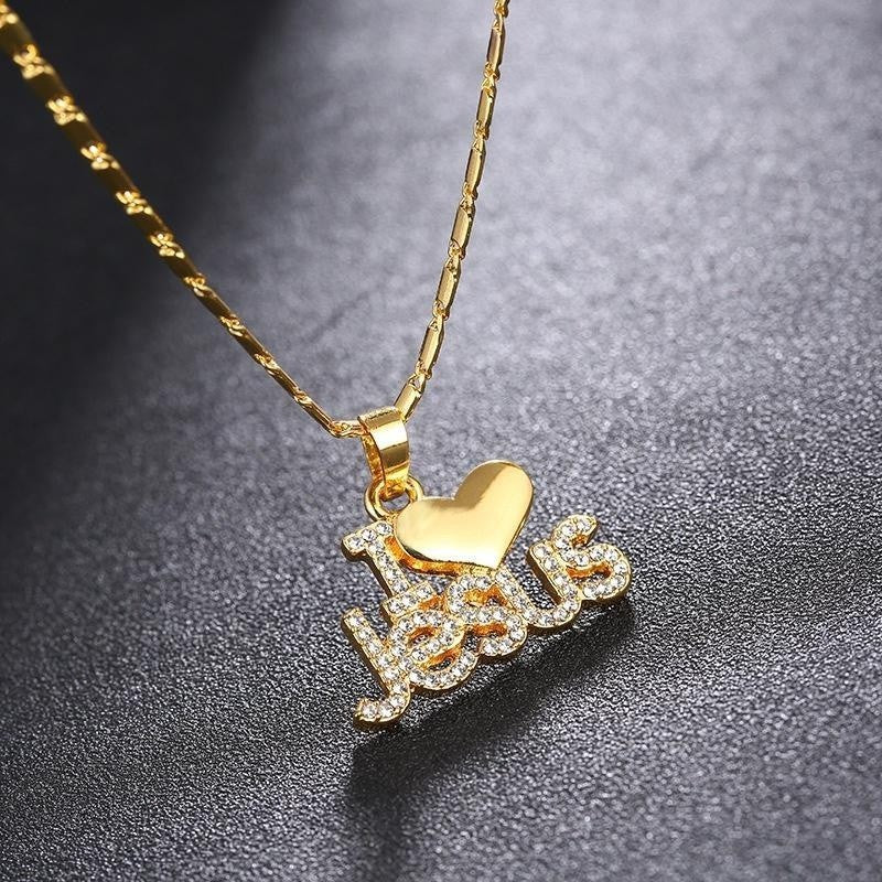 Women's Fashionable All-match Hip Hop Letter Pendant Necklace