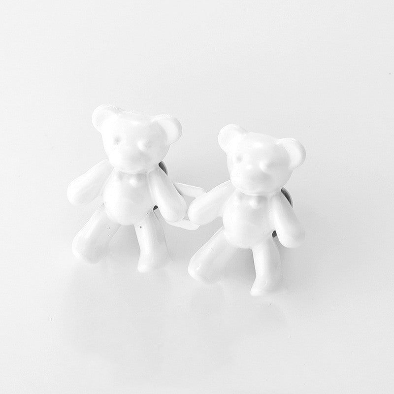 Broche ours mignon, Clip de taille, fermeture à pression en métal, épingles pour pantalons, bouton détachable, boucle sans couture, jean, réduire la taille, serrer la broche