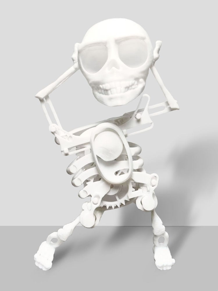 Modelo 3D, Mini estampado de calavera, personalizado, estilo divertido, juguete de la suerte, producto terminado, herramienta de descompresión