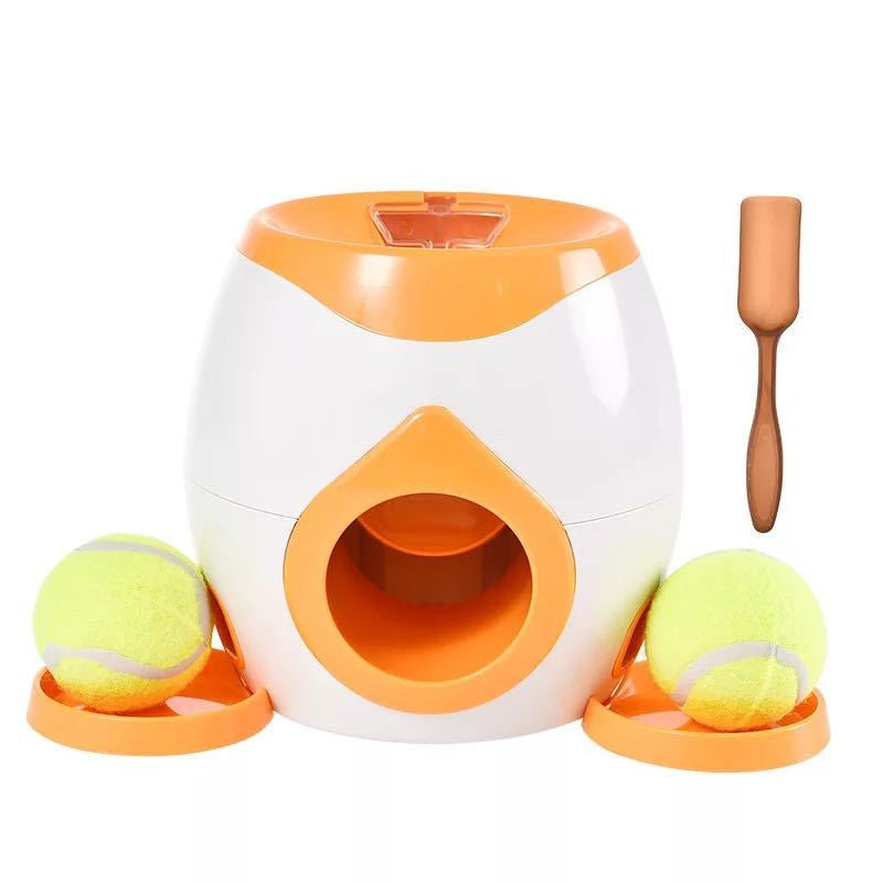 Dispositivo que falta de la pelota de tenis del alimentador elegante del animal doméstico que lanza la máquina de la recompensa