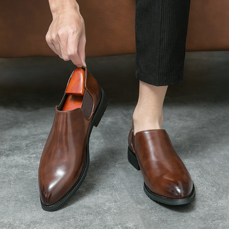 Chaussures à bout pointu à enfiler British Leisure