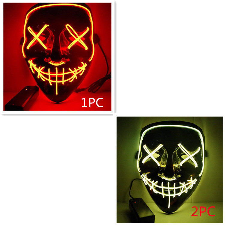 Máscara luminosa Line Up Festive Led Glitter Grimace