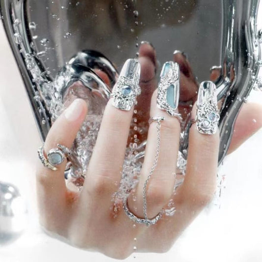 Protège-doigts d'artefact d'armure annulaire