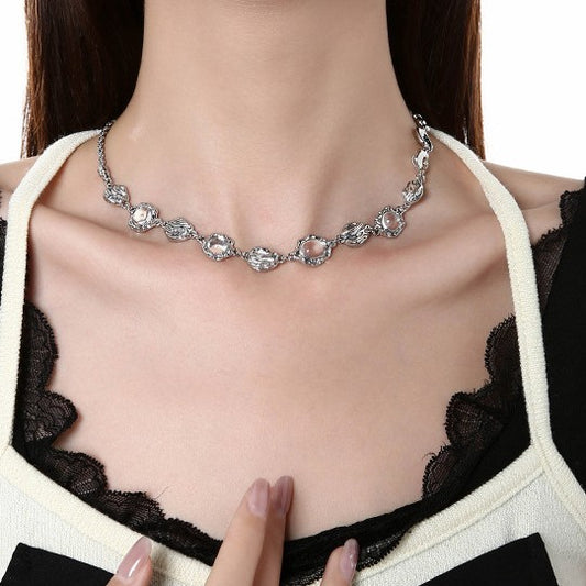 Original Transparent Egg Surface Long Earrings For Women