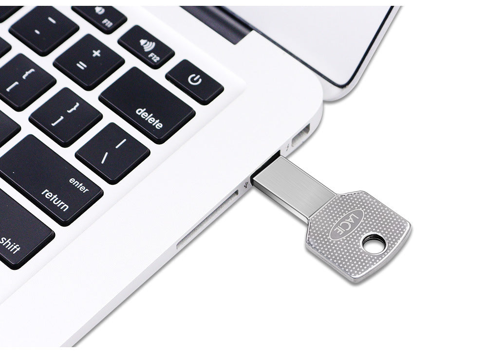 Clé USB à clé métallique jointe étanche ultra-mince