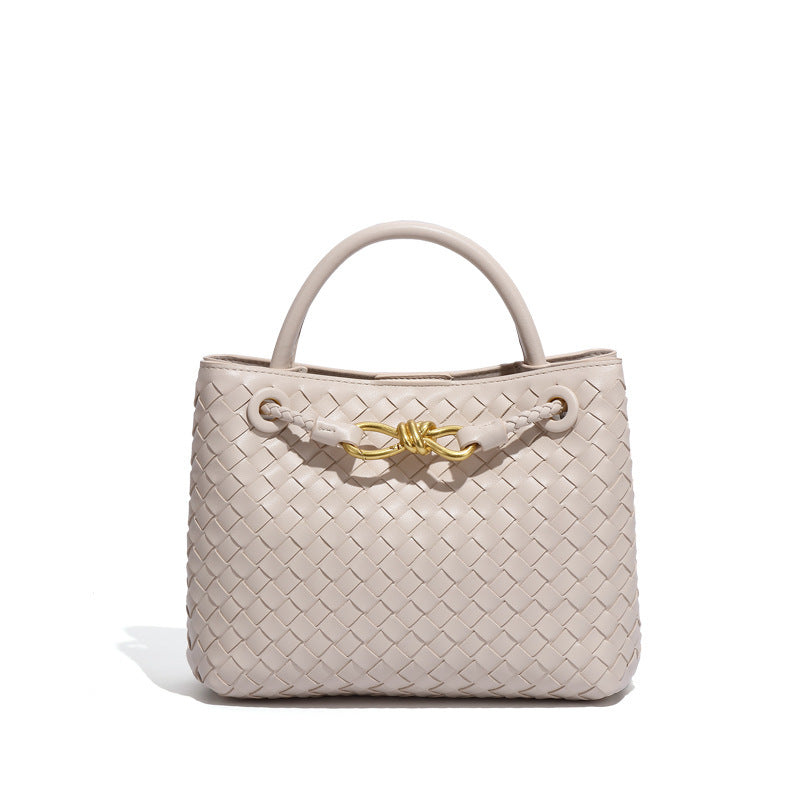 Sac messager à bandoulière tissé à la main pour femmes, personnalité gracieuse, Simple