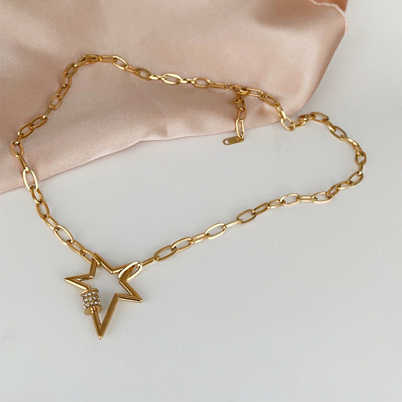 Five-pointed Star Sweater Chain For Women