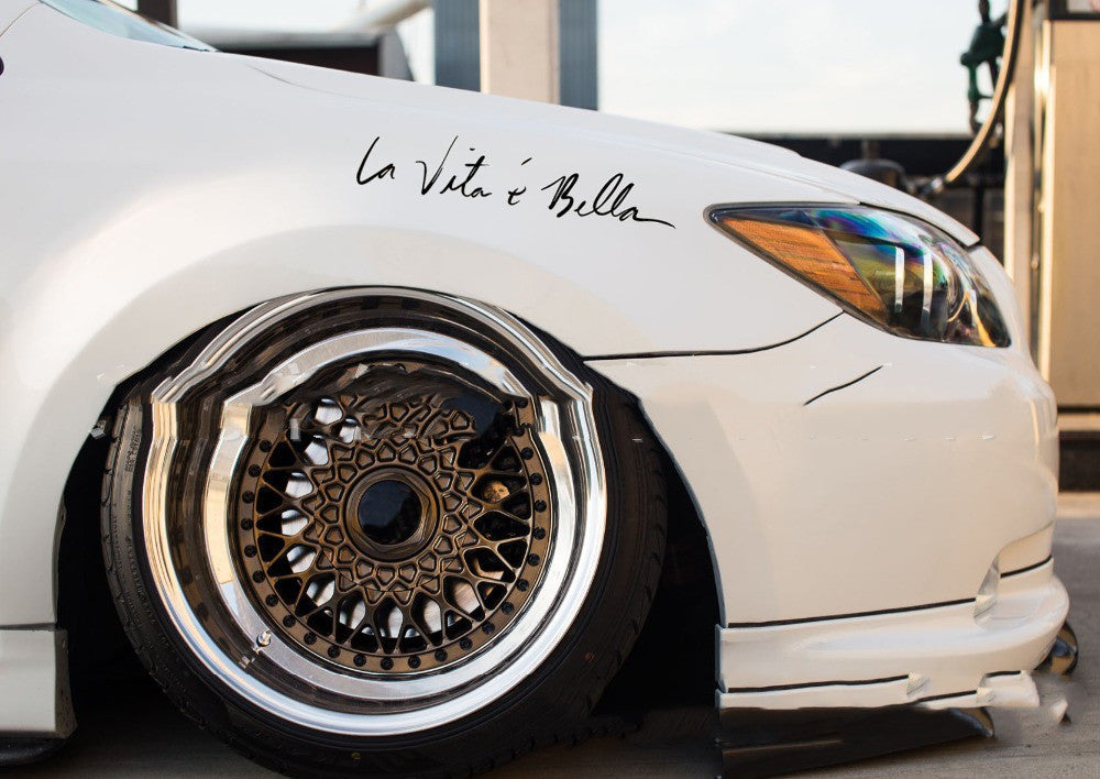 Adhesivo reflectante para coche La E Bella