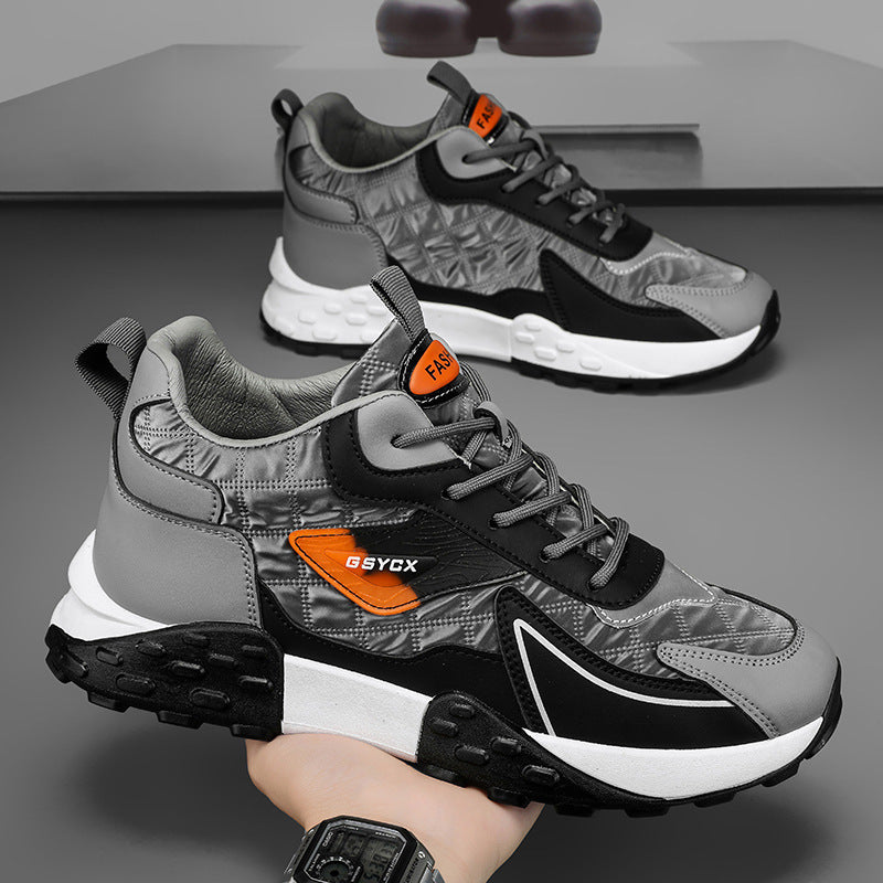 Zapatos deportivos casuales con plataforma Daddy para hombre otoño