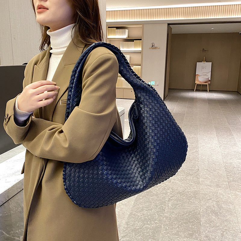 Hand-woven One Shoulder Bag Women's High-grade Women's Handbag
