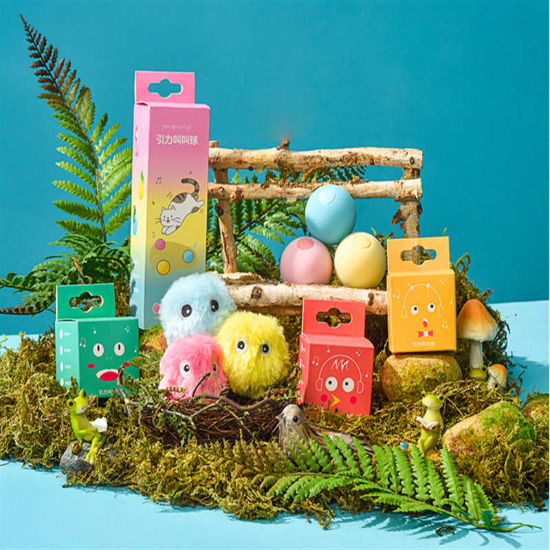 Pelota de juguete para llamar a gatitos, pelota de burla para gatos con sonido Molar de larga duración, juguete para aliviar la congestión del perro, productos para mascotas