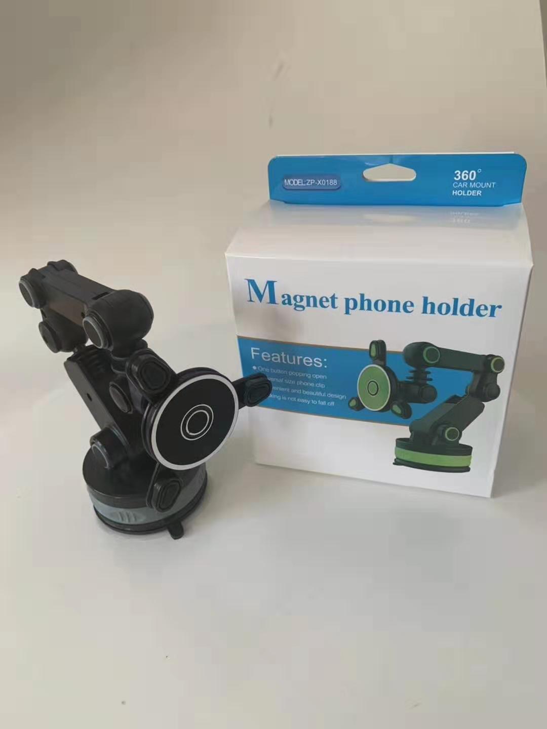 Soporte magnético para teléfono de coche con ventosa, soporte Universal ajustable