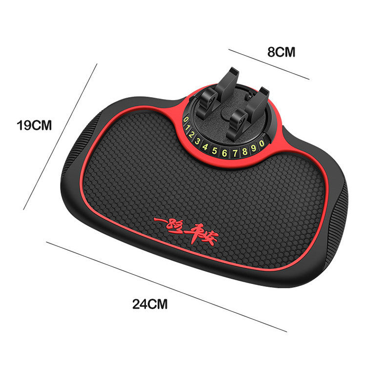 Accessoires de voiture, support de téléphone portable pour tableau de bord, tapis antidérapant