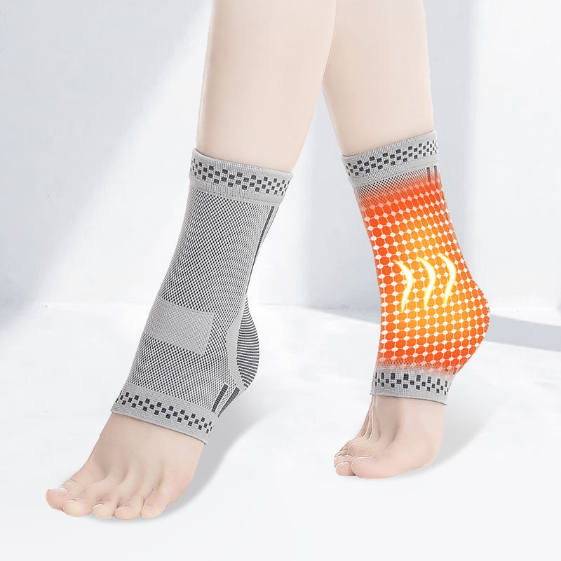 Attelle de cheville en graphène, support de cheville chaud, manchon de compression de la cheville, chaussettes pour entorse de la cheville, manchon de compression – Support de cheville pour femmes et hommes – Attelle de cheville pour tendinite et arthrite
