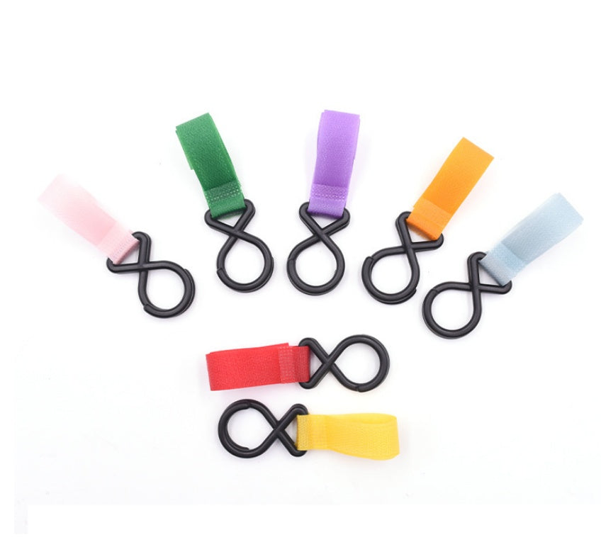 Accessoires de crochet de rangement multifonctionnels en Nylon pour bébé