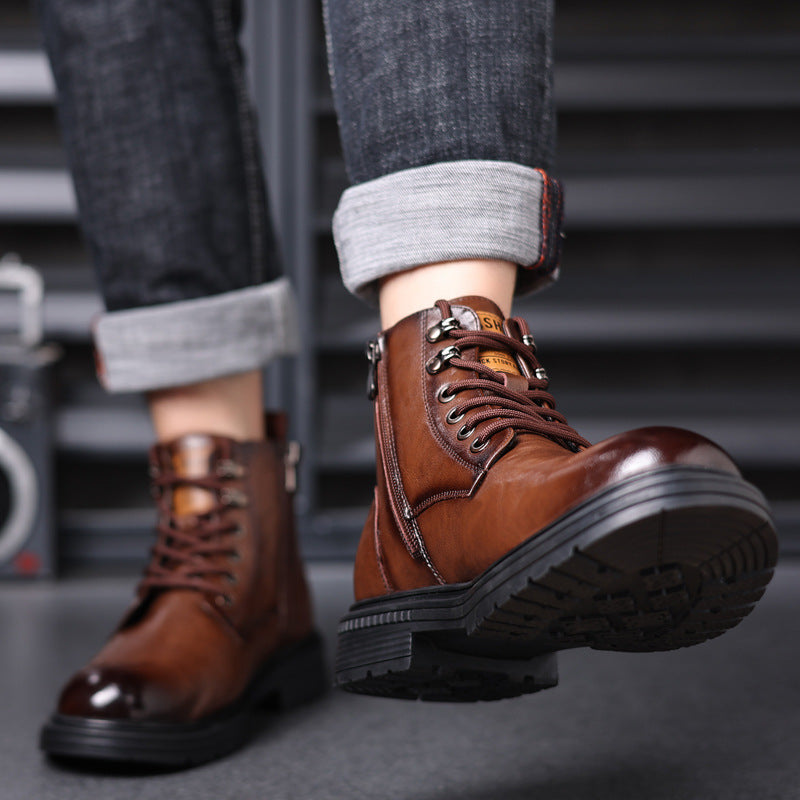 Botas de motor de transporte de moda Botines