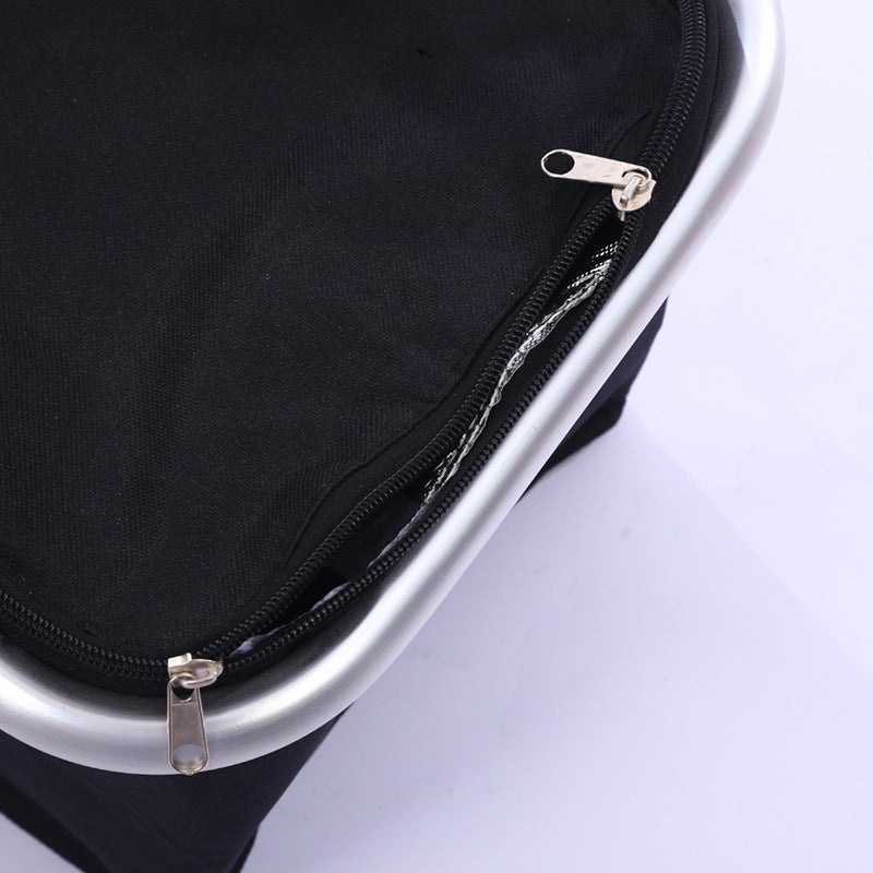 Bolsa de cesta de almacenamiento con aislamiento, plegable, grande, para Picnic, Camping, 30L