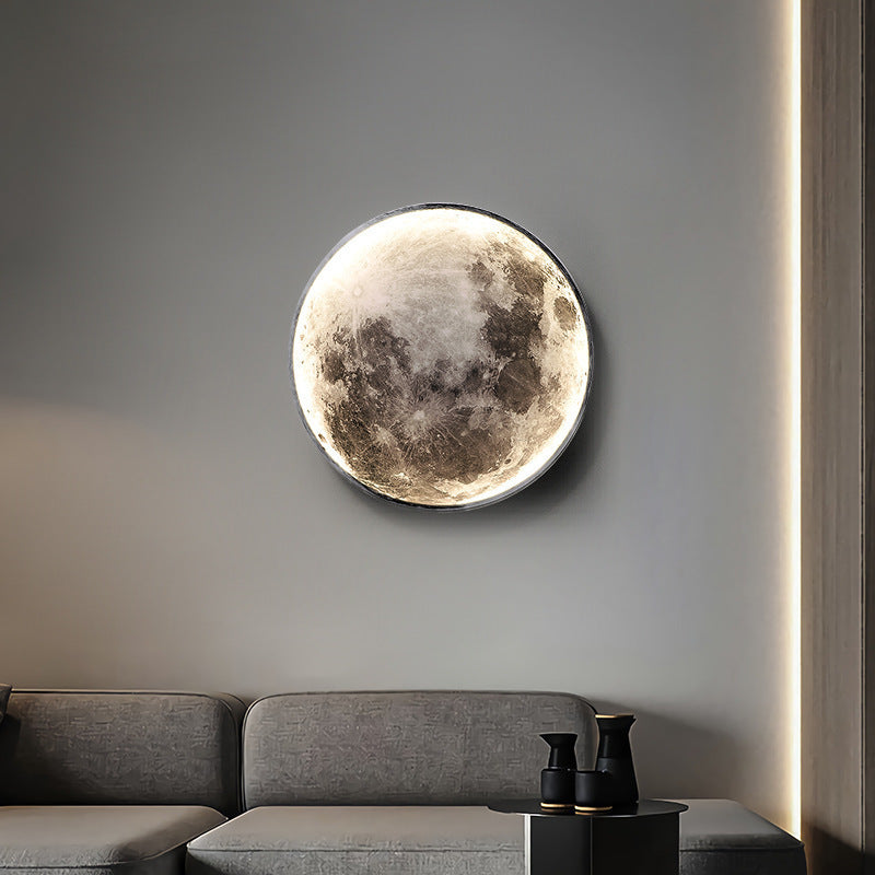 Lámpara de pared Moon Lámpara de noche para dormitorio moderna