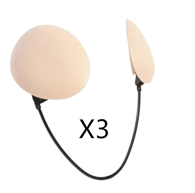 Kit de soutien-gorge plongeant profond, Patch de mamelon mince d'été, accessoires de sous-vêtements, soutien-gorge Push-up sans devant, dos nu, sans bretelles