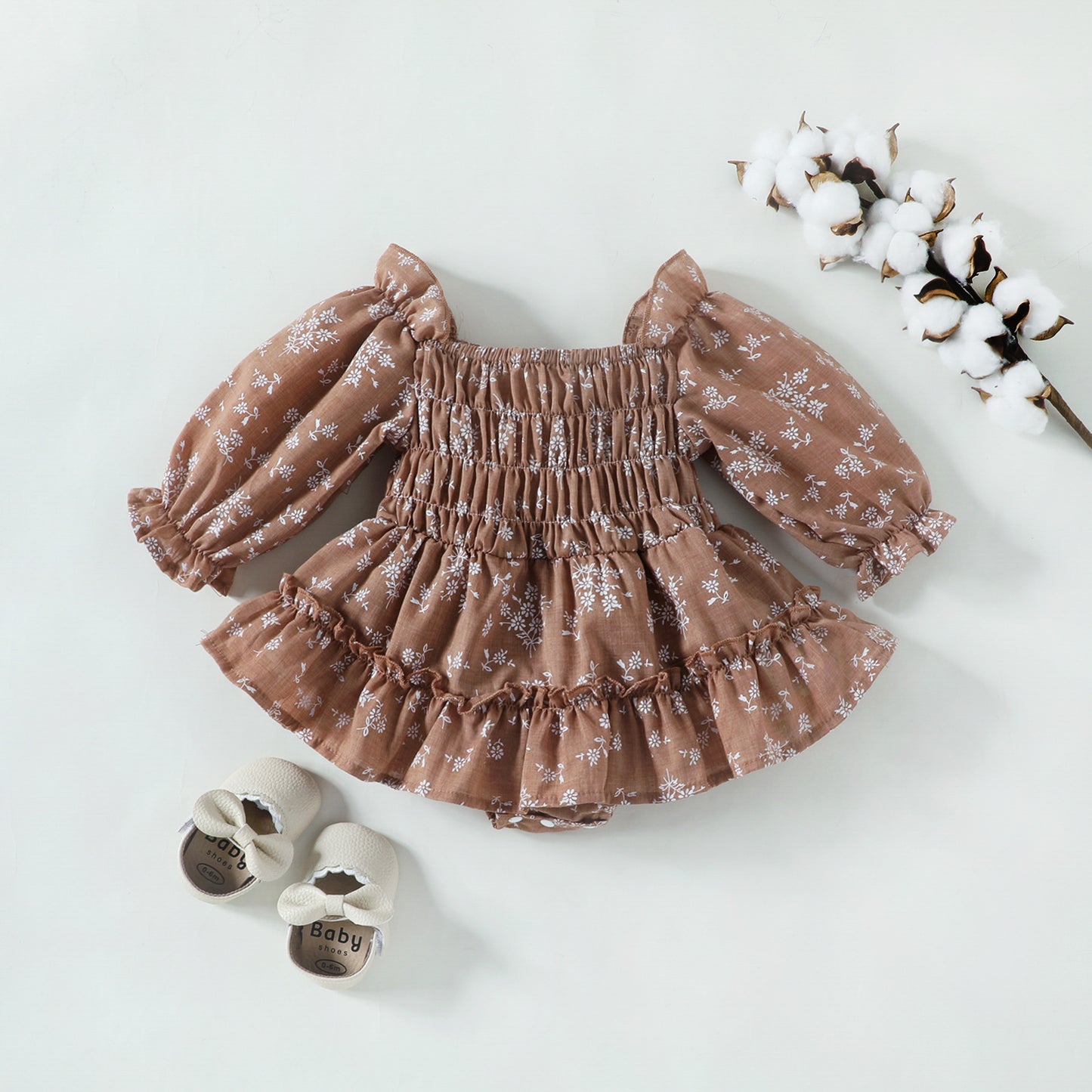 Vêtements pour enfants Robe florale pour bébé fille