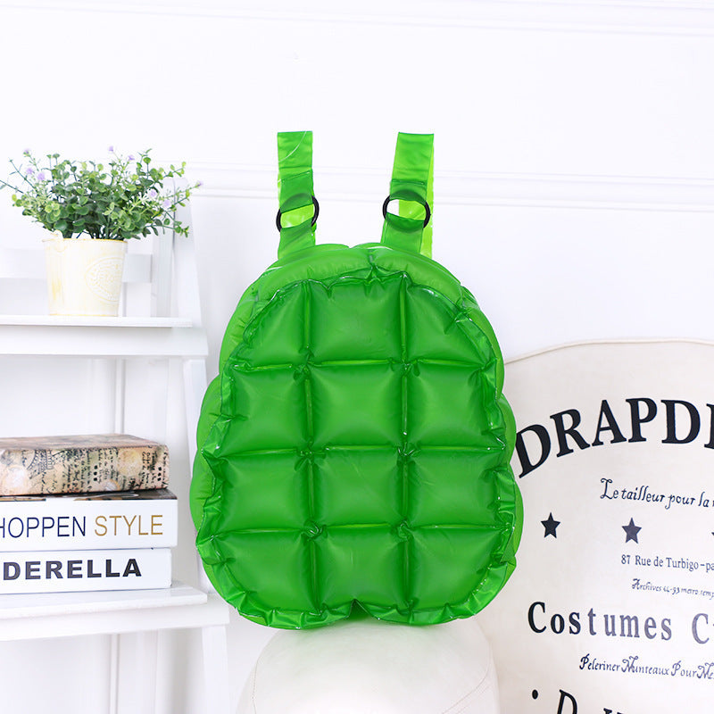 Mochila linda inflable de PVC de gran capacidad