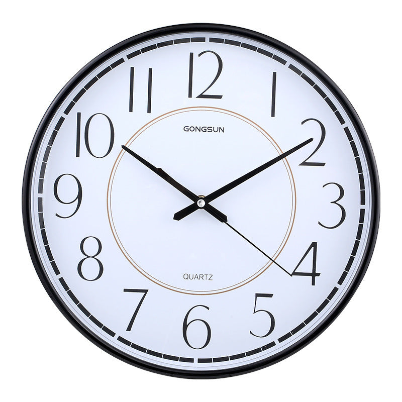Horloge murale bureau Simple atmosphère nordique maison mode créative chambre horloge ronde