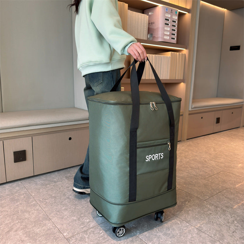 Sac de rangement d'extension de grande capacité à roue universelle amovible