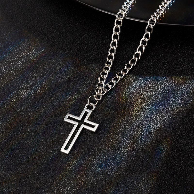 Collier chaîne en acier titane pour hommes