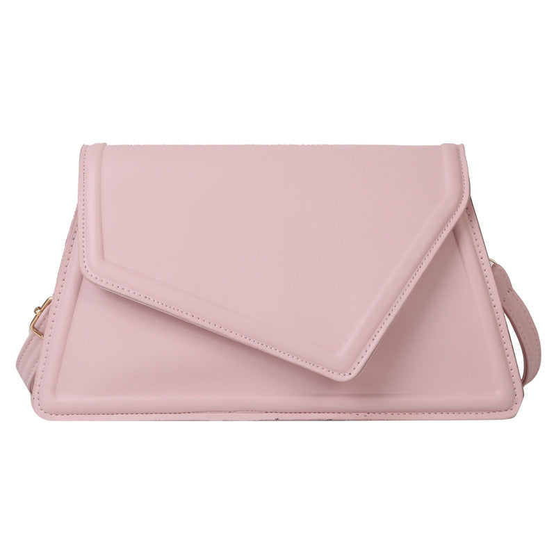 Sac messager à bandoulière Simple et texturé pour femmes, couleur unie, mode