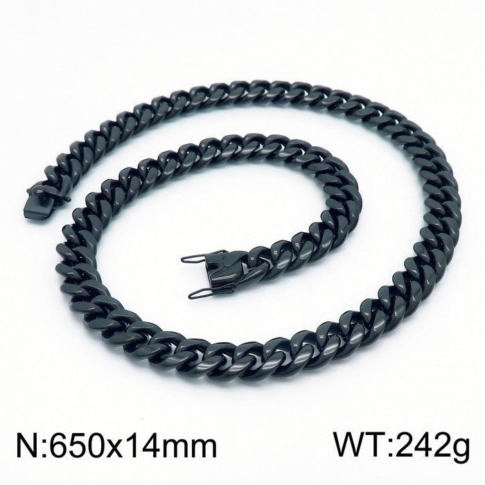 Personality Cross Boat Anchor Necklace