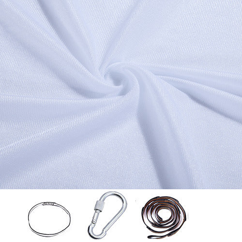 Hamaca columpio interior y exterior de algodón para niños, para acurrucarse hasta terapia sensorial infantil, paquete elástico suave, asiento estable