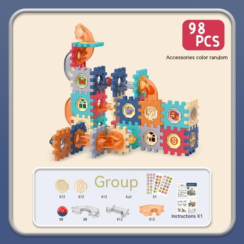 Blocs de construction électriques interchangeables pour enfants, jouets éducatifs de bricolage rotatifs à engrenages