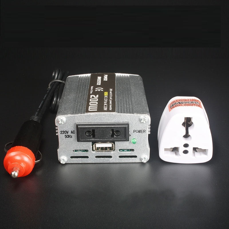 200W Car Inverter With USB 12V To 110220V Car Power Adapter Car Charger