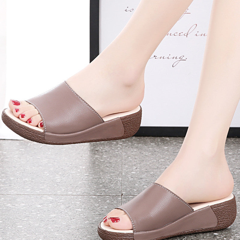 Women's Fashion Platform Platform Slippers Non-slip Breathable