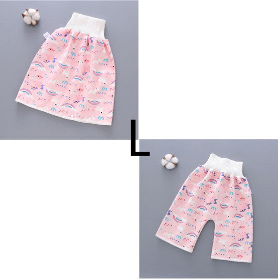 Jupe couche bébé en coton et fibre de bambou