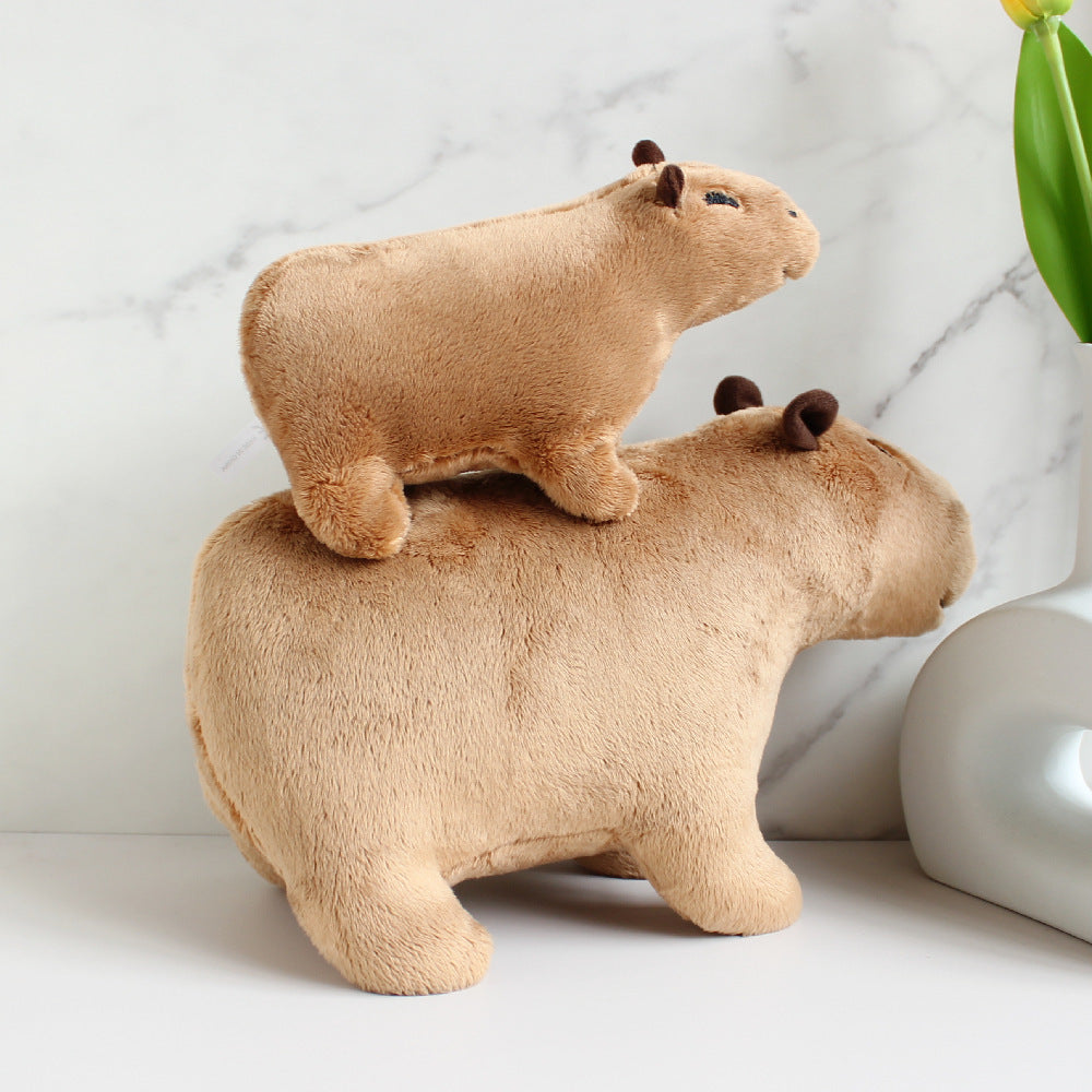 Animal en peluche poupée Capybara en peluche