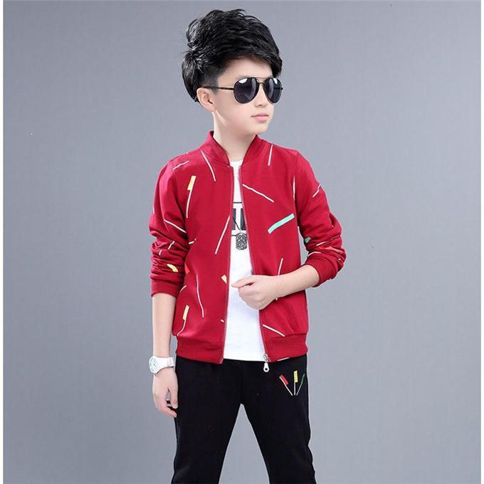 Ropa de niño guapo coreano de estilo occidental de dos piezas