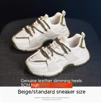 Zapatos deportivos de algodón de invierno para mujer con suela gruesa de ocio