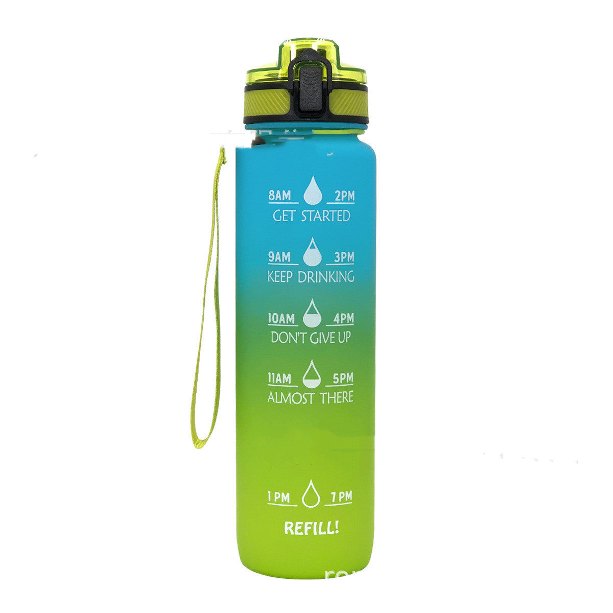 Bouteille d'eau dégradée givrée Sports