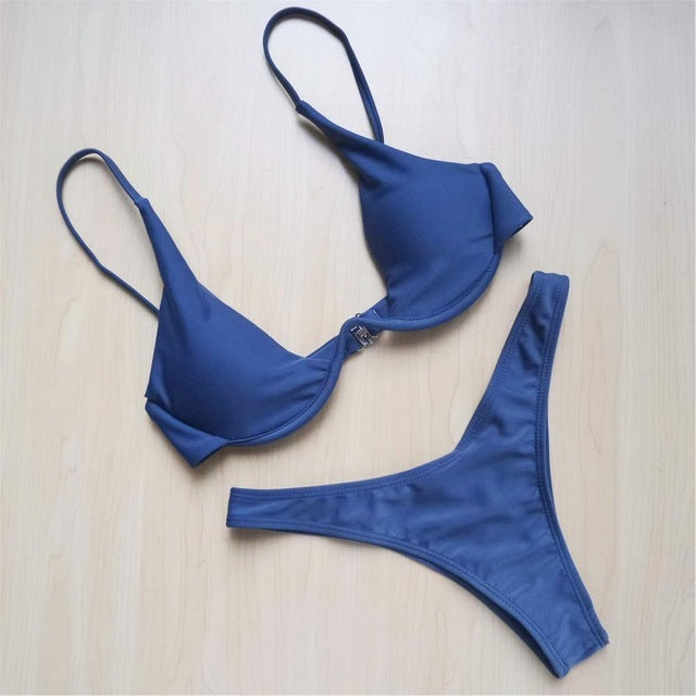 Maillots de bain sexy pour femmes, bikini, push-up, maillots de bain