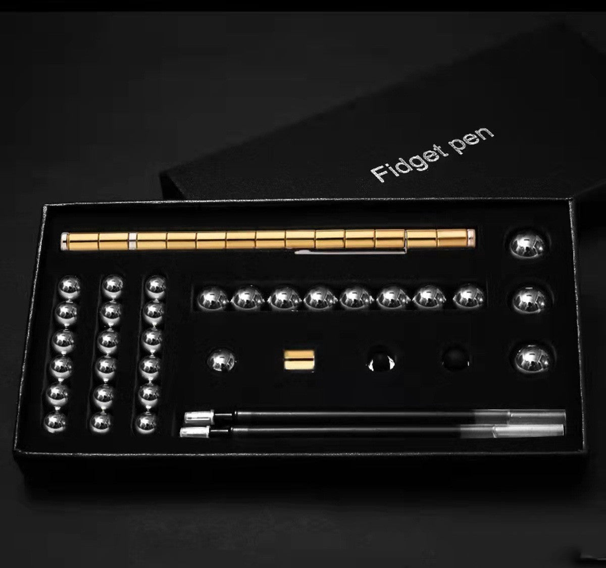 Bolígrafo Polar magnético, imán de Metal Modular, tinta de pensamiento, juguete antiestrés, enfoque antiestrés, bolígrafo táctil borrable