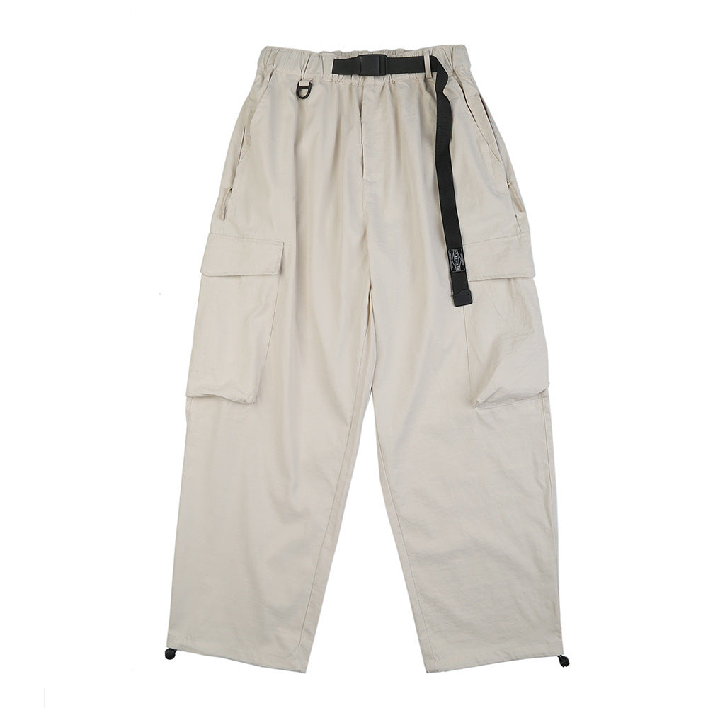 Japanese Loose Multi-pocket Overalls Male